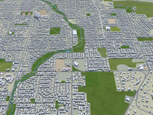 toowoomba city australia 35km 3D Model