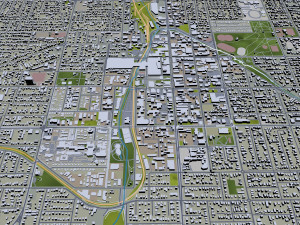 toowoomba city australia 35km Modello 3D