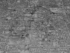 toowoomba city australia 35km 3D Model