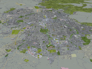 toowoomba city australia 35km Modello 3D