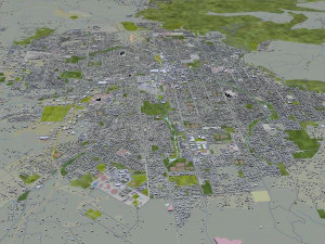 toowoomba city australia 35km 3D Model