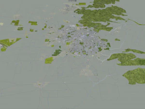 toowoomba city australia 35km 3D Model