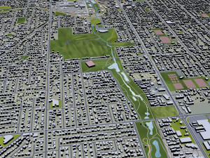 toowoomba city australia 35km Modello 3D