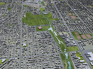 toowoomba city australia 35km 3D Model