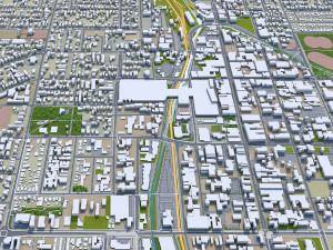 toowoomba city australia 35km Modello 3D