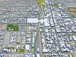 toowoomba city australia 35km 3D Model