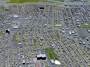 topeka city kansas usa 30km Modello 3D