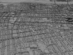 topeka city kansas usa 30km Modello 3D