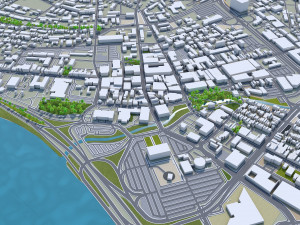trenton city new jersey usa 20km 3D Model