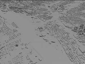 trenton city new jersey usa 20km 3D Model