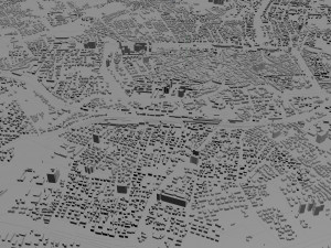 treviso province of treviso city italy 20km 3D Model