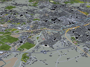 treviso province of treviso city italy 20km 3D Model