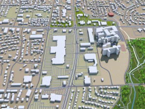 tyler city texas usa 35km 3D Model