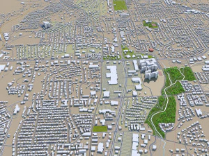 tyler city texas usa 35km 3D Model