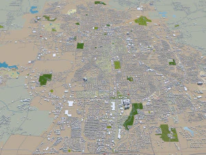 tyler city texas usa 35km 3D Model