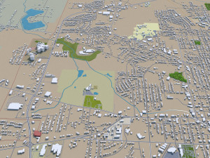 tyler city texas usa 35km Modelo 3D