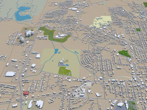 tyler city texas usa 35km 3D Model