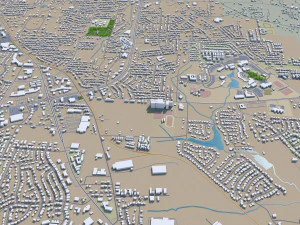 tyler city texas usa 35km 3D Model