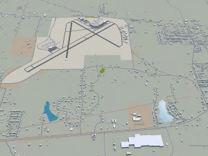 tyler city texas usa 35km 3D Model