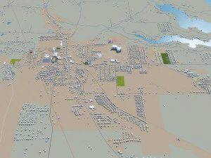 tyler city texas usa 35km 3D Model