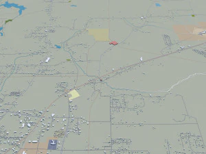 tyler city texas usa 35km 3D Model