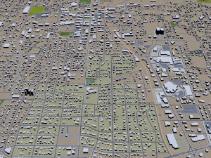 tyler city texas usa 35km 3D Model