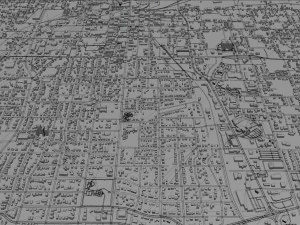 tyler city texas usa 35km 3D Model