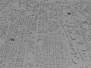 tyler city texas usa 35km 3D Model