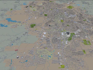 tyler city texas usa 35km 3D Model