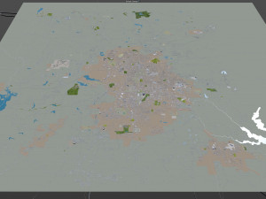 tyler city texas usa 35km Modelo 3D