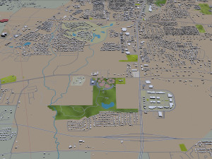 tyler city texas usa 35km Modelo 3D