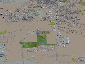 tyler city texas usa 35km 3D Model