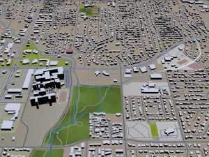 tyler city texas usa 35km Modelo 3D