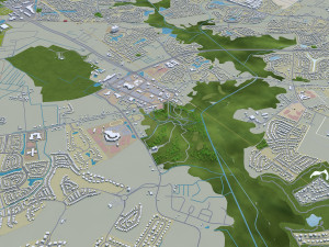 virginia beach city virginia usa 60km 3D Model