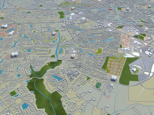 virginia beach city virginia usa 60km 3D Model