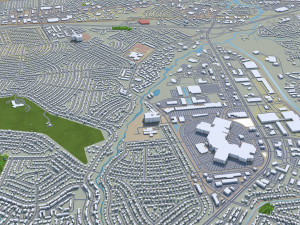 virginia beach city virginia usa 60km 3D Model