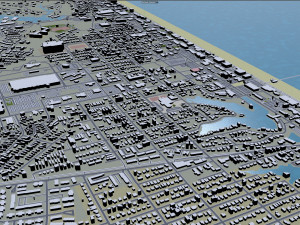 virginia beach city virginia usa 60km 3D Model
