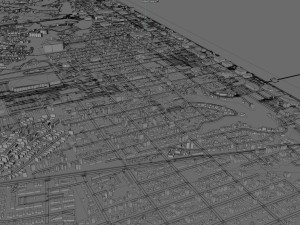 virginia beach city virginia usa 60km 3D Model
