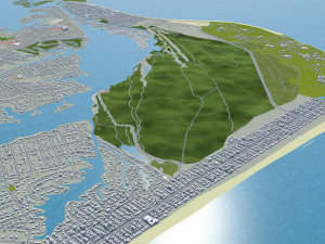 virginia beach city virginia usa 60km 3D Model