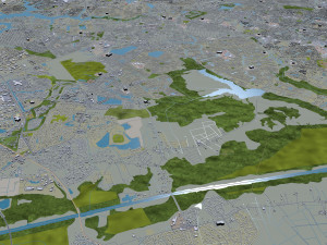 virginia beach city virginia usa 60km 3D Model
