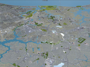 virginia beach city virginia usa 60km 3D Model