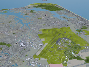 virginia beach city virginia usa 60km 3D Model