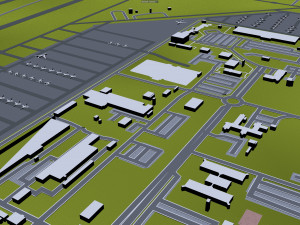 virginia beach city virginia usa 60km 3D Model