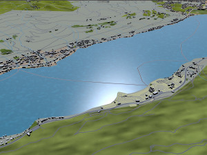villach city austria 40km 3D Model