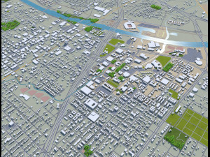 waco city texas usa 35km Modelo 3D