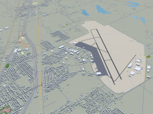 waco city texas usa 35km Modelo 3D