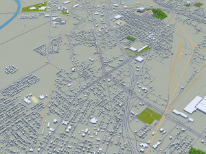 waco city texas usa 35km Modelo 3D