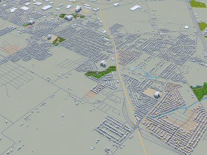 waco city texas usa 35km Modelo 3D