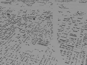 waco city texas usa 35km 3D Model