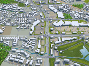 westminster city colorado usa 30km 3D Model